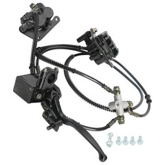 Hydraulic Rear Twin Disc Brake Calipers Assembly For Go Kart ATV Buggy Golf Quad