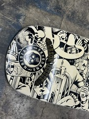 Santa Cruz Jason Jesse Skateboard Deck Veterans Division Shape Bar Scene Unused