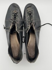 Vintage 1950’s Used Pair Brooks 9 1/2 Black Leather Track & Field Spikes Cleats
