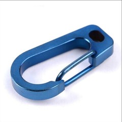 EDC Small Titanium Alloy Carabiner Spring Snap Hook Clip Key Hold Buckle Tool