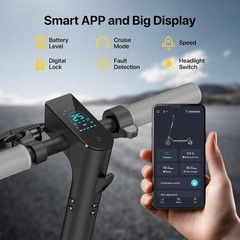 Electric Scooter Adult Folding E-Scooter 350W Long Range 25KM/H Fast Speed w/APP