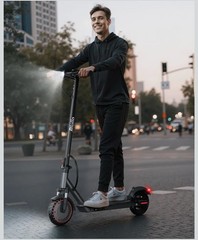 Foldable e-scooter for adults under 275 pounds, less than 1 month old.