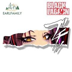 EARLFAMILY 5.1″ Gothic Tattoo Revy Fanart Car Stickers Anime Black Lagoon Decals
