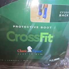 Classic Equine Classic Fit Horse Protective Boot Hind Leg Sz Medium Black New