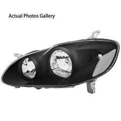 Pair Headlight Assembly Set For 2003 2004 2005 2006 2007 2008 Toyota Corolla …