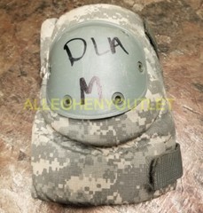 US Military ARMY KNEE & ELBOW Pads ACU Camo Paintball Airsoft Prepper MEDIUM VGC