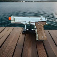 Airsoft Gun G22M Full Metal Zinc Alloy Shell Spring Powered Pistol 230 FPS
