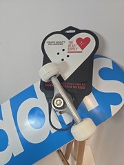 The Heart Supply Skateboard Bright Blue 54mm Wheels 7-Ply Maple Deck Ages 8+