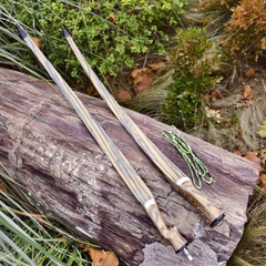 60″ 62″ 64″ Takedown Longbow Set 20-50lbs Traditional Bow Archery Hunting Target