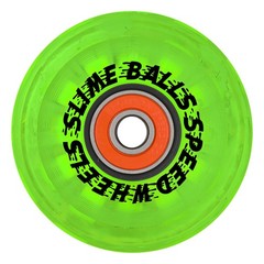 Santa Cruz SLIME BALLS CAFE LIGHT UPS Skateboard Wheels 60mm 78a w/Bearings