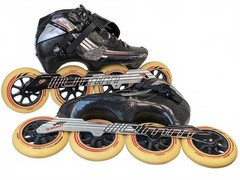 Bont Apache Racing Inline Speed Skates USA | 3-Point 110mm Carbon Fiber US 9