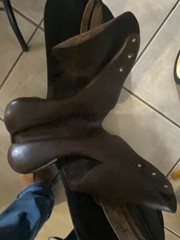 16.5″ Collegiate English Saddle used soft leather FREE SHIPPING