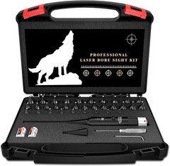 Bore Sight Laser, Professional Red Laser Bore Sight Kit with 32 Adapters, Fit…