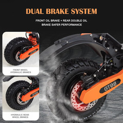 5600W Dual Motors Electric Scooter for Adults 50MPH 60V 27Ah 43 Miles