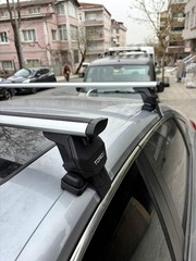 For Honda Civic Hatchback 2021-2025 Roof Rack Cross Bars Normal Roof Alu Black