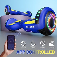 Commgo P6 LED Light UL2272 Certified Self-Balancing Hoverboard Scooter Bluetooth