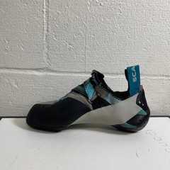 Scarpa Veloce Climbing Shoes Grey Maldive Hook & Loop Women’s 6 US/4 UK
