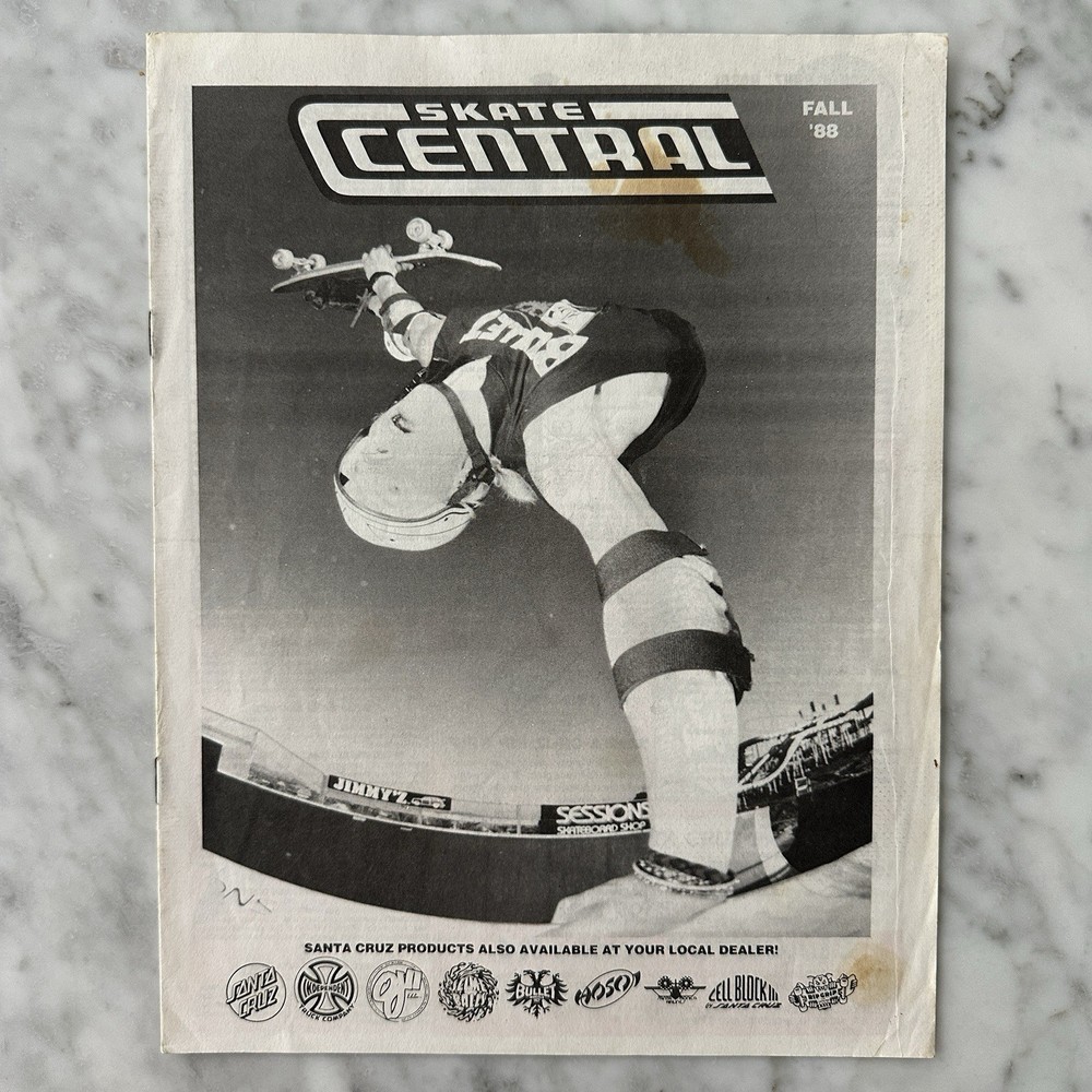Vintage Skate Central Skateboard Catalog Fall 1988 Santa Cruz Natas Grosso Hosoi