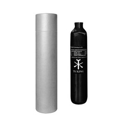 TUXING 4500psi PCP Air Tank,0.5L Carbon Fiber HPA Tank with Dual Gauge Regulator
