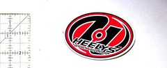 Heelys Sticker Decal Logo Red Black Oval Collectible Skateboard Shoes Brand New