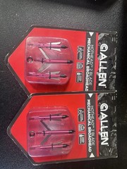 Allen Hothead 2 Blade Mechanical Broadhead 125 Grain 1.75 Inch Cut (2) 3packs