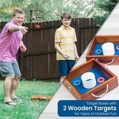 Washer Toss Game Outdoor Games Giant Yard & Lawn Games | Set of 2 Solid Targets