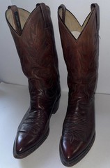 Dan Post Men’s Western Cowboy Boots Size 9 D Leather Embroidered 16782 El Paso