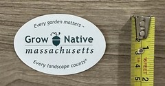 Grow Native Massachusetts Every Landscape Counts Sticker Decal Garden
