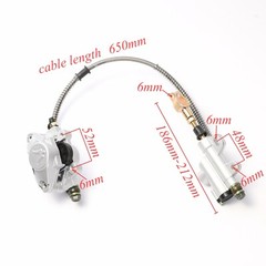 Rear Axle Hydraulic Disc Brake Caliper Go Kart Trike Quad ATV Golf Cart Buggy