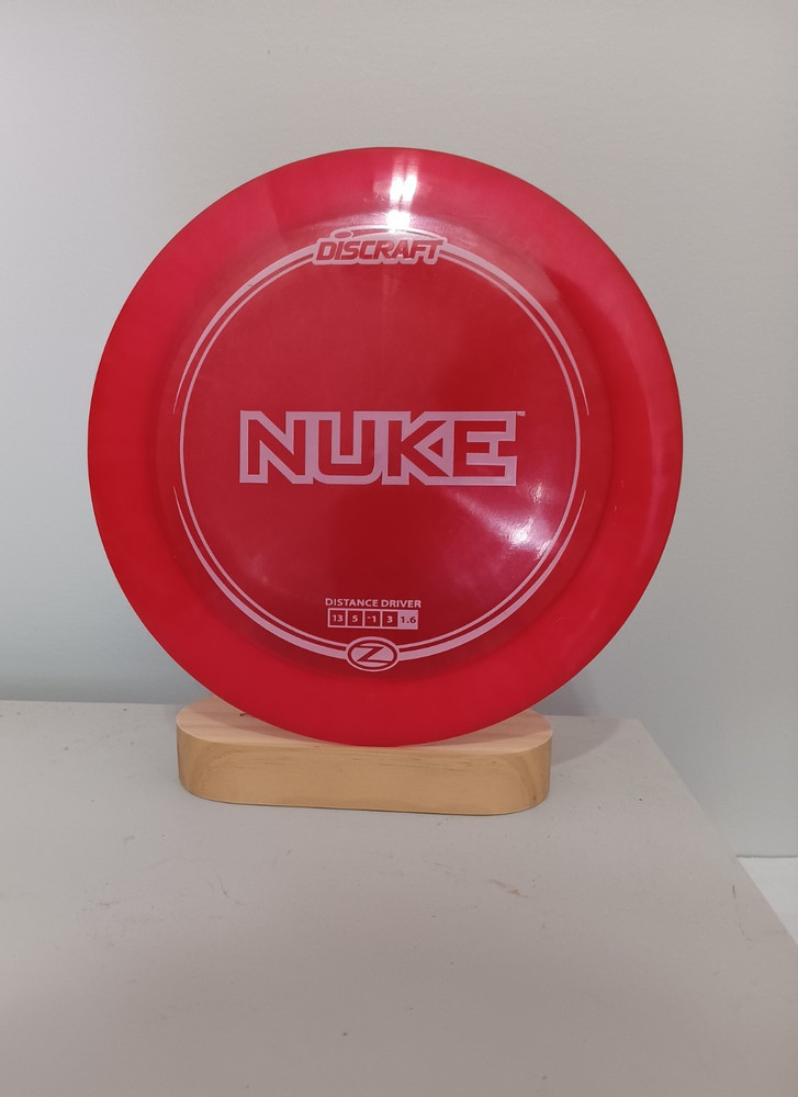 176g Z PLASTIC Discraft Nuke Disc Golf Distance Driver Red