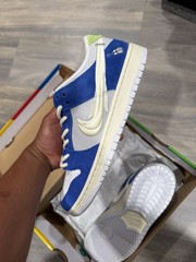 Nike SB Dunk Low Pro QS Skate Shoes Game Royal/Sail Grey Fog US 9.5 D