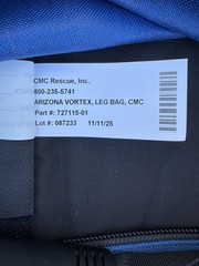 CMC Rescue Arizona Vortex Leg Bag, PN: 727115-01 Blue/Black