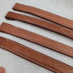 4 Western Headstall Brow Bands 16.5 x 1.13″ Loop 1.13″ Rawhide Embroidered New