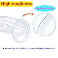 QRITY PVC Hose Clear Vinyl Tubing, 2 Metre 4mm ID x 6mm OD