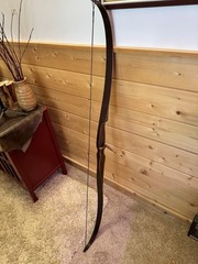 Ben Pearson Cougar 7050 Recurve Bow 62in 40# @ 28in RH Wood Brown/Black