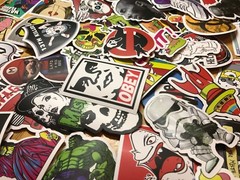 400 PCS Stickers Skateboard Sticker Graffiti Laptop Car Luggage Decals mix lot