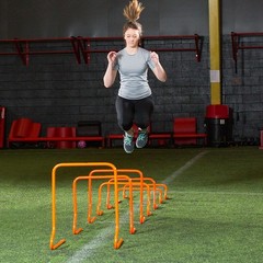 Power Systems 12-Inch Orange Step Hurdle – High-Impact PVC Agility Training Tool