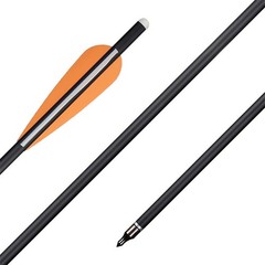 12PCS Archery Hunting 20 Inch Crossbow Bolts Carbon Arrows OD8.8mm Crossbow