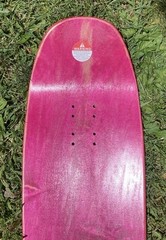 New Flip Lance Mountain Vato Pool Shaped Skateboard Deck 9 Blue Plaster Crusty
