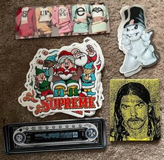 Supreme Assorted Stickers Lot of 5 + 2 random free stickers (Multiple Bundles)