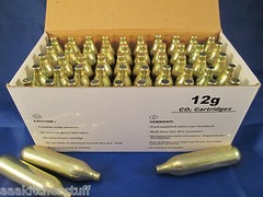 50 12g CO2 Non-THREADED cartridg 12 gram C02 tire paintball TW standard