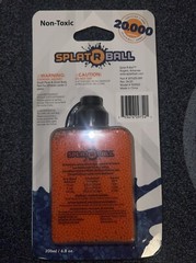 New Sealed SplatRball 20,000 Rounds 7.5mm Orange Ammo Certified Splat-R-Ball