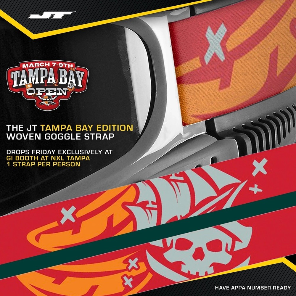 New JT 2025 NXL Event 1 Tampa Proflex Woven Strap Very Limited