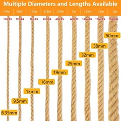 Thick Twisted Manila Rope – DIY Landscape Solution