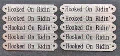 SADDLE PLATE 2 1/2″ x 3/8″ Custom Engraved Solid Nickel Silver Bridle or Brow