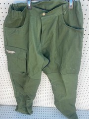 New Vintage 90s JT Paintball Cargo Pants OD Green Waist 34 Knee Drawstring