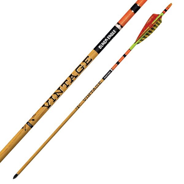 Black Eagle – Vintage – Yellow Crested – 350 Spine – .005″ – 4″ Feathers Yellow/