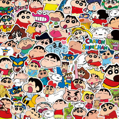 100pcs Cartoon Anime Shin Chan Waterproof Stickers Laptop Phone Decal Set – NEW