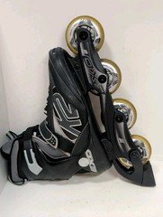 Mens K2 Exo 2.1 Sz 8 40.5 Outdoor Black Performance Inline Skates Roller Blades