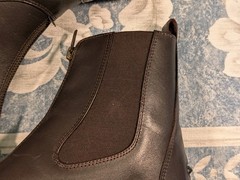 Ovation Aeros Zip Brown Calf Leather Paddock Boot Sz. 38 Womens 7-7.5 US